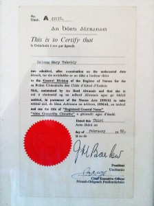 Helena Tubridy Qualifications