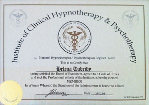 Helena Tubridy Qualifications