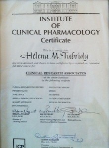 Helena Tubridy Qualifications
