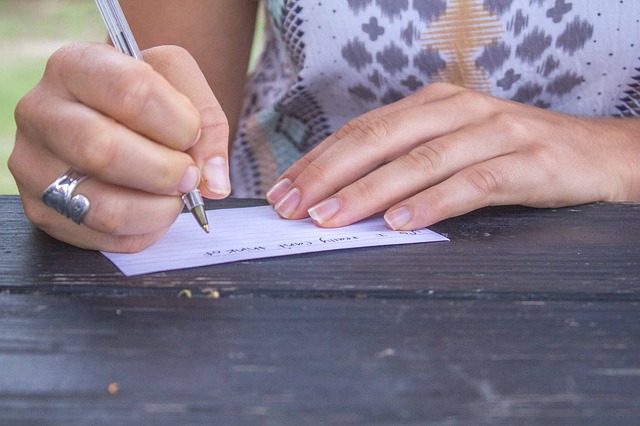 Pick up a pen and get writing ...