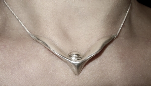 A clitoris necklace