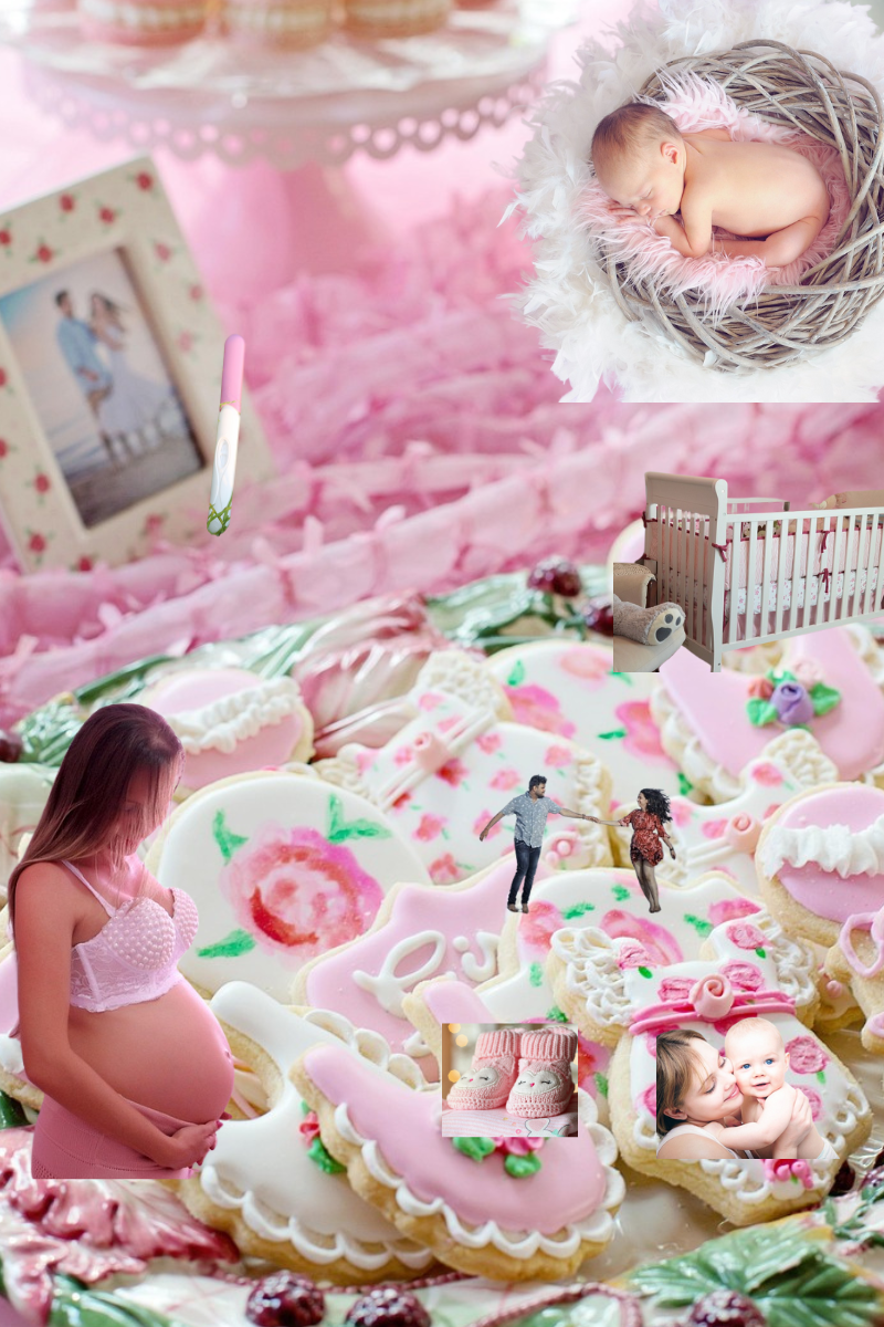Baby Vision Board Collage